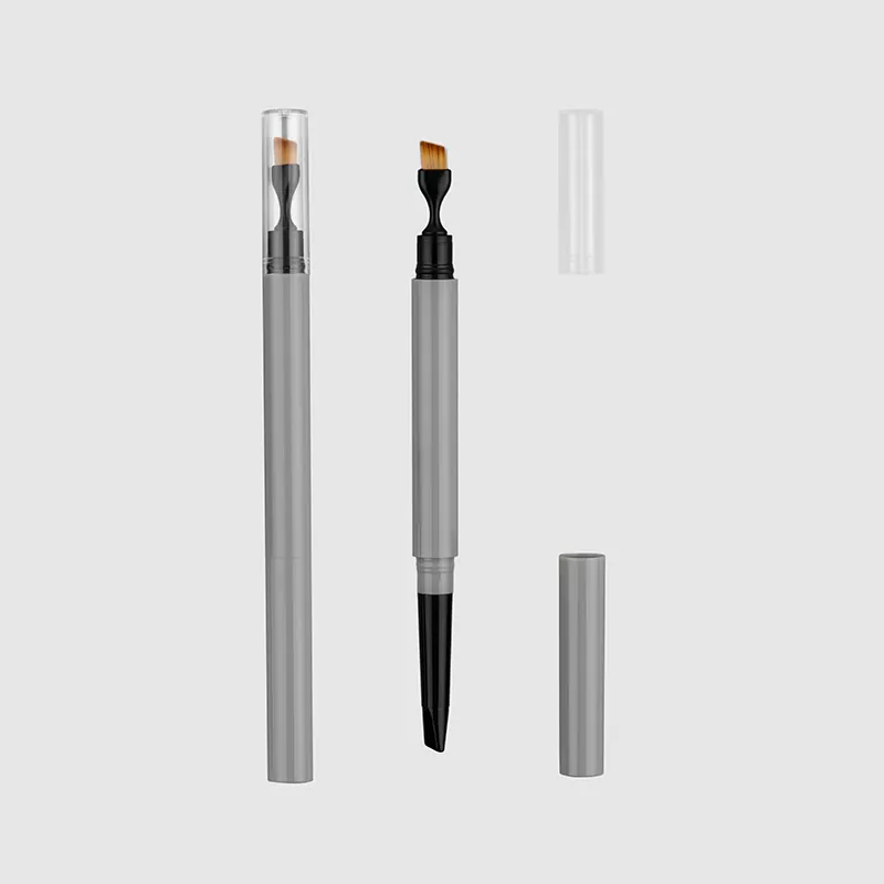 pencil pencil ສອງໃບທີ່ສິ້ນສຸດລົງດ້ວຍການຫຸ້ມຫໍ່ spoolie spoolie ທີ່ມີມຸມ
