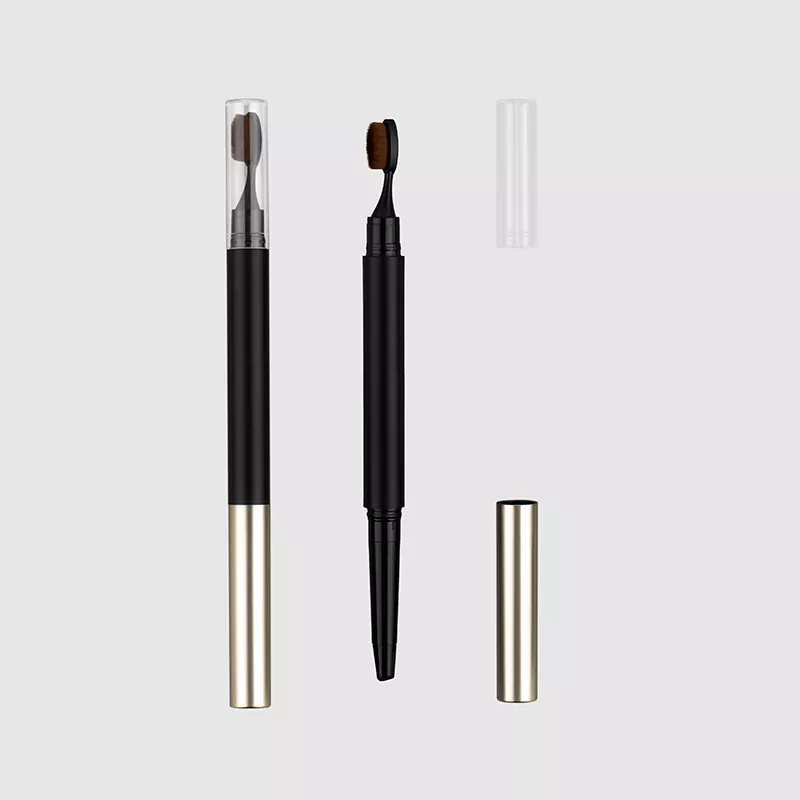 pencil pencil dual-lace ທີ່ມີກະດາດແຂວນດ້ວຍການຫຸ້ມຫໍ່ແປງ brow